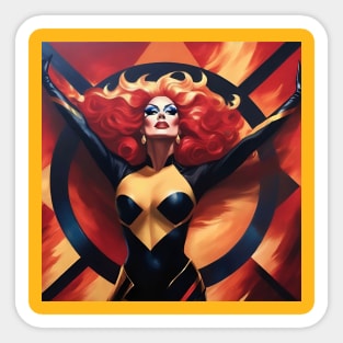 Drag Queen Dark Phoenix Sticker